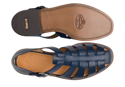 mens navy blue sandals